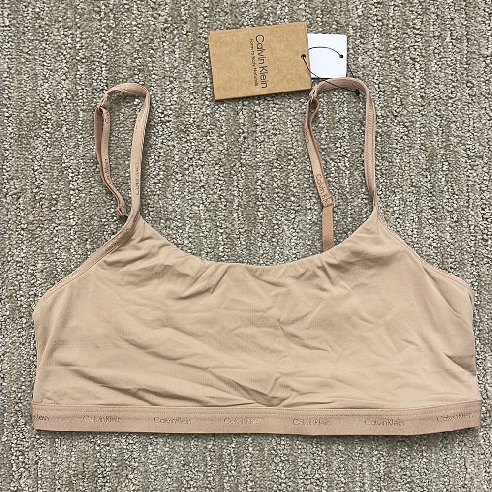 Calvin Klein Tan Seamless Bralette